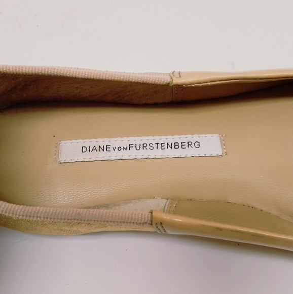 DVF LEATHER FLATS - Picture 7 of 8